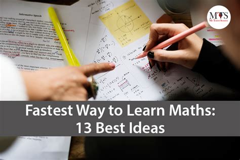 how to learn maths faster