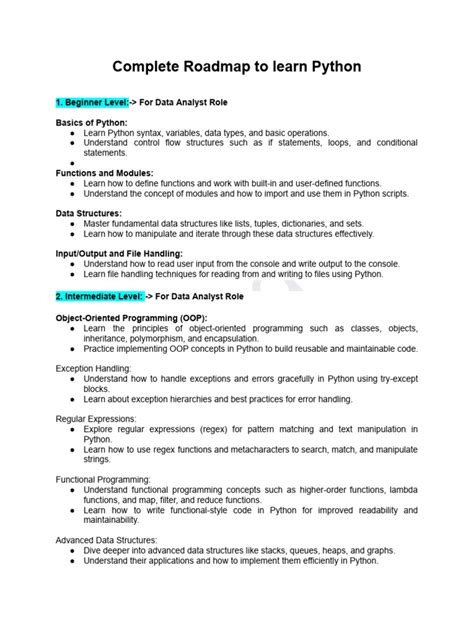 how to learn python pdf