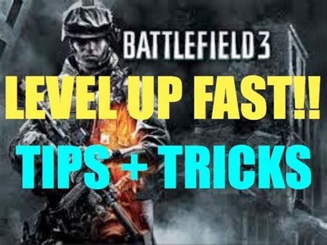 how to level up fast bf3