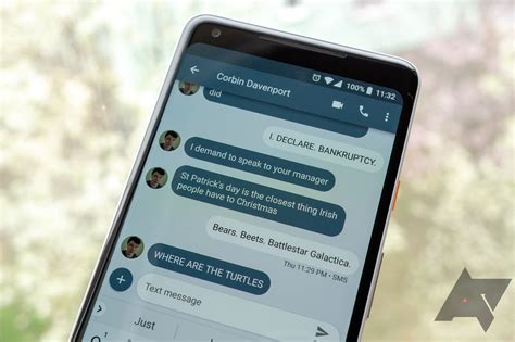 how to like text messages on android