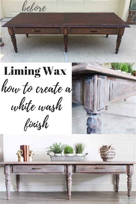 How To Lime Wax A Table