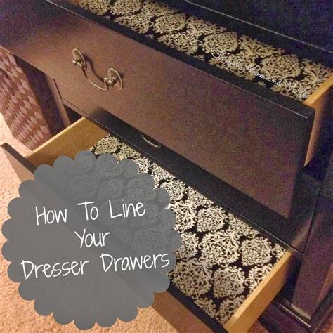 How To Line Bedroom Drawers With Paper