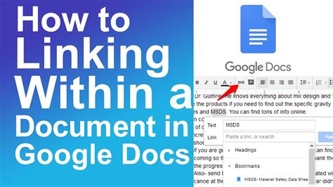 how to link a document to google docs
