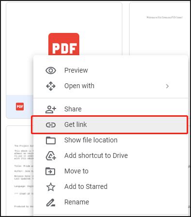 how to link a pdf file in google slides
