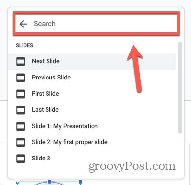 how to link a slide to another slide in google slides on chromebook