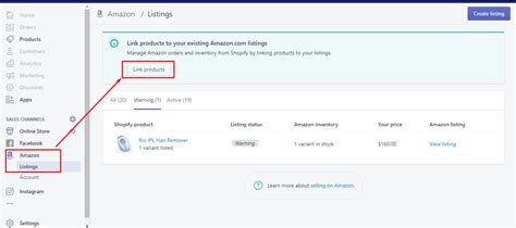 how to link amazon to shopify