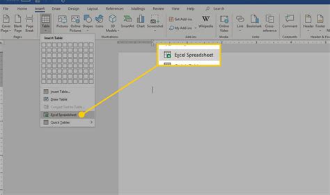how to link an excel chart to a word document