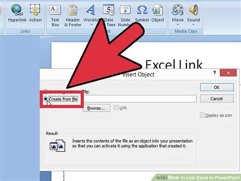 how to link an excel worksheet to a powerpoint presentation