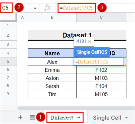 how to link cells in google sheets between tabs