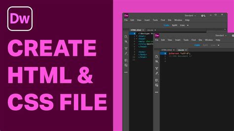 how to link css file to html in dreamweaver