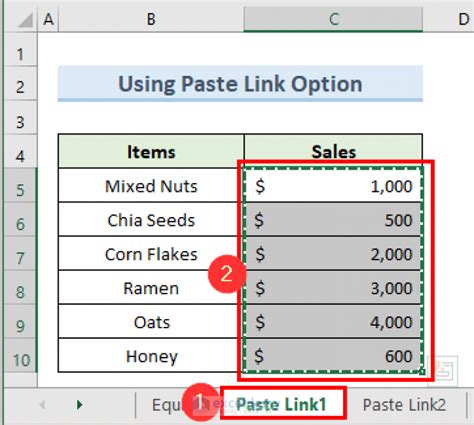 how to link data from different sheets in excel
