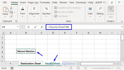how to link excel sheets