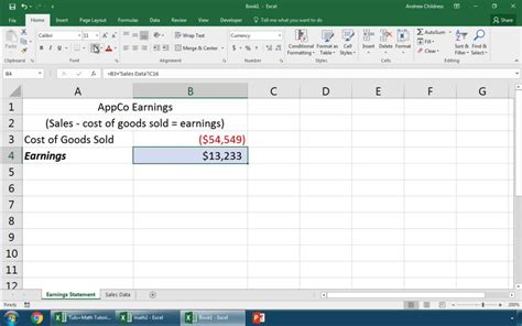 how to link formulas between workbooks in excel