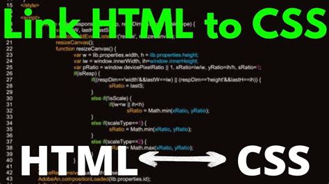 how to link html and css file