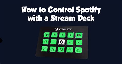 how to link spotify to stream deck