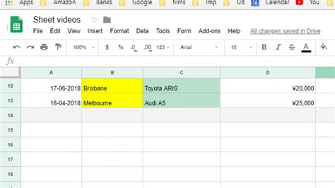 how to link two cells in google sheets