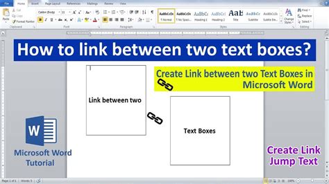 how to link two text boxes in excel