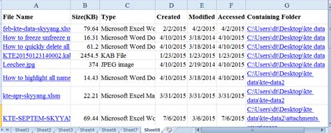 How To List Files From Folder In Excel