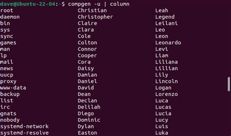 how to list users in linux
