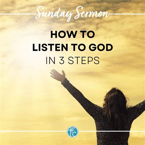 how to listen to voice of god