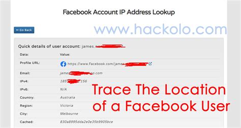how to locate location using facebook
