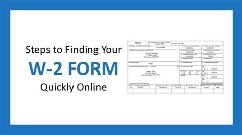 how to locate w2 online