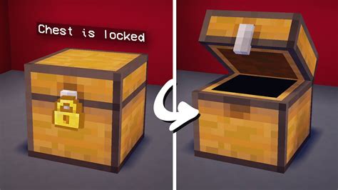 How To Lock A Chest Without Commands