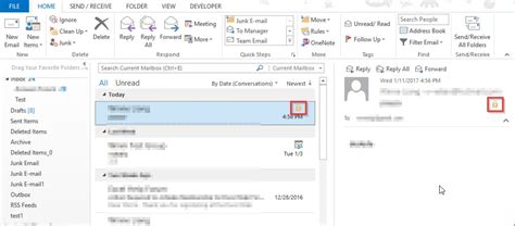 how to lock a email in outlook