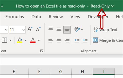 How To Lock An Excel Spreadsheet As Read Only