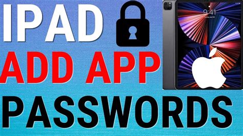 how to lock apps with passcode ipad