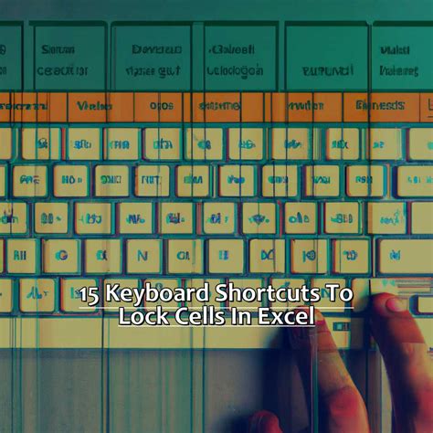 how to lock cells in excel using keyboard