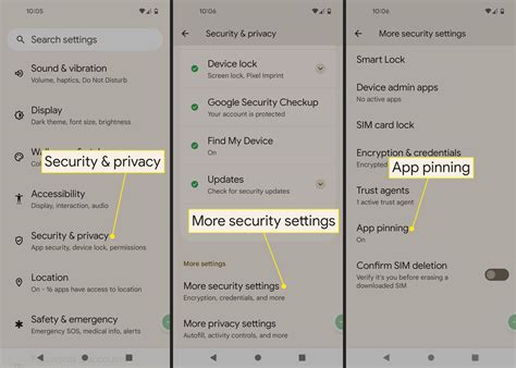 how to lock email on android