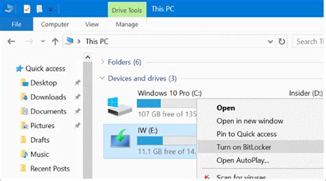 how to lock external hard disk with bitlocker