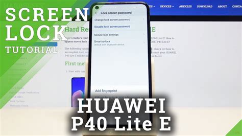 How To Lock Huawei Screen