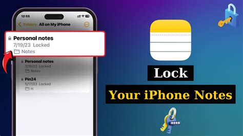 how to lock iphone notes with face id