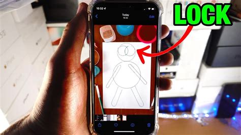 how to lock iphone screen when tracing