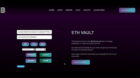 how to lock liquidity on uniswap