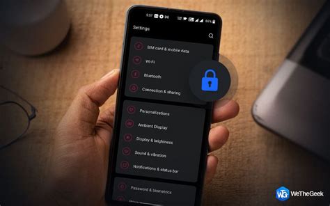 how to lock mobile data on android