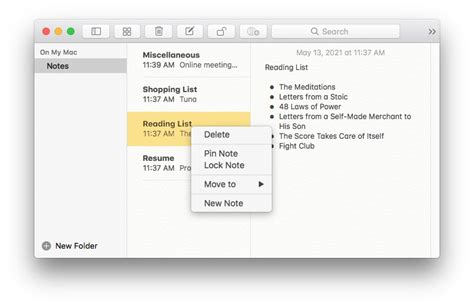 how to lock notes in apple notes