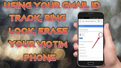 how to lock phone using gmail