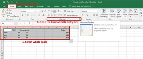 how to lock row in excel formula