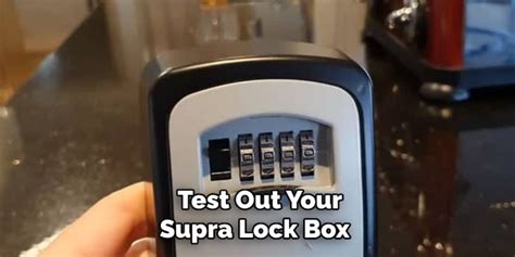 How To Lock Supra Lock Box