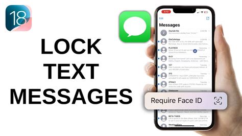 how to lock text messages on iphone with code