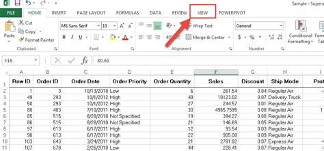 How to lock header row in Excel? HiTech Service