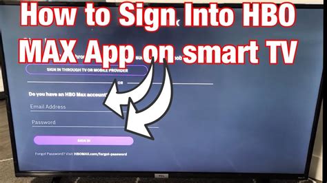 how to log in max on tv