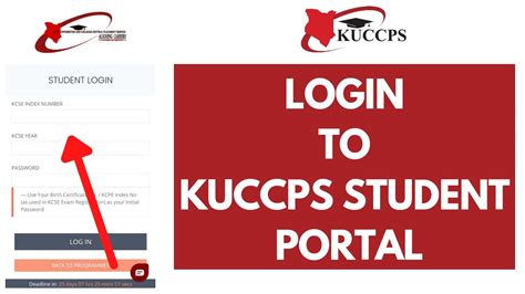 how to log into kuccps