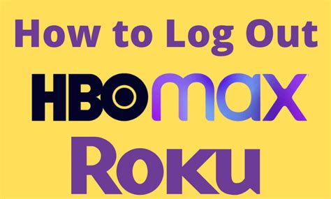 how to log out of hbo max