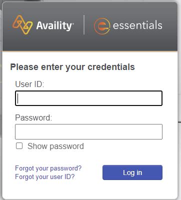how to login to availity