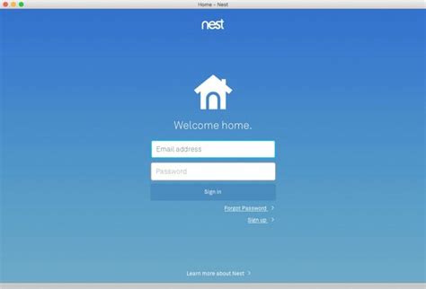 how to login to nest account