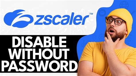 how to logout zscaler without password